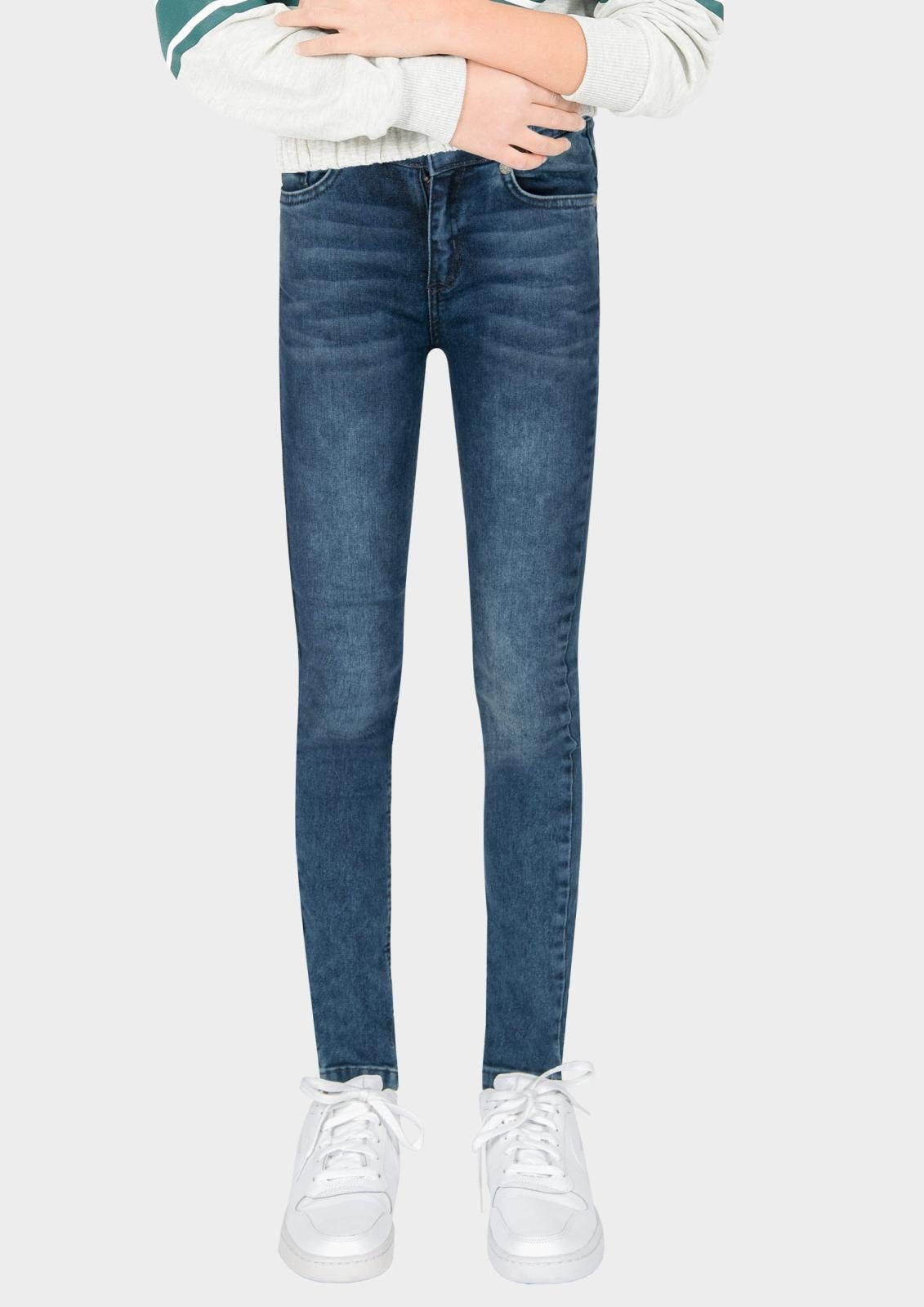 BLUE Comfort-fit-Jeans EFFECT Plus-Größe