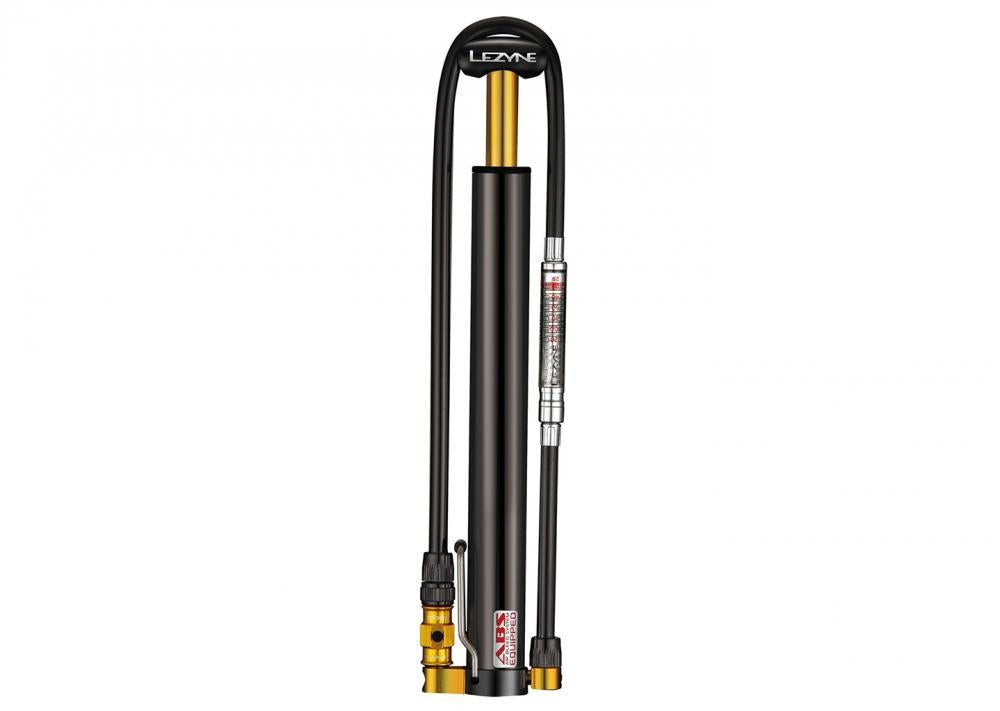 Lezyne Fahrradpumpe LEZYNE, Pumpen, High-End Minipumpe, CNC Micro Floor Drive HVG, schwarz