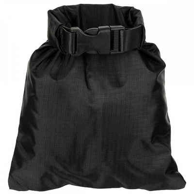 MFH Beuteltasche Packsack, Drybag, schwarz, wasserdicht, 1 l