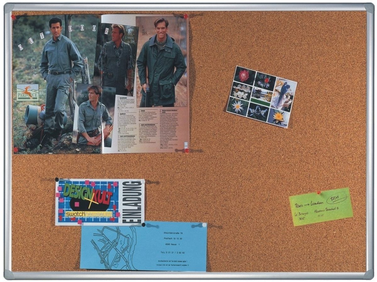 FRANKEN Pinnwand Kork-Pinntafel Pro 60x90cm