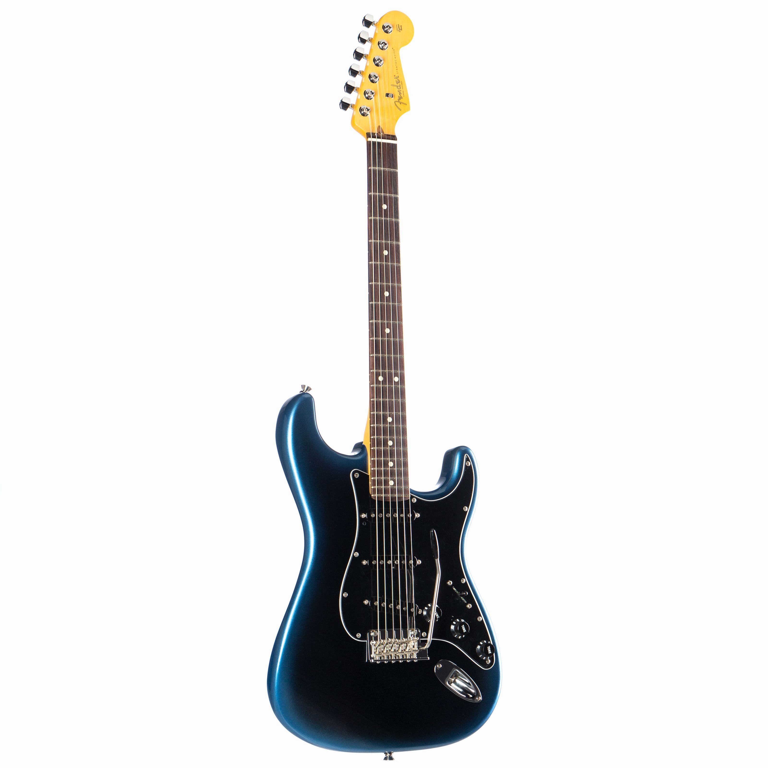 Fender E-Gitarre, American Professional II Stratocaster RW Dark Night - E-Gitarre