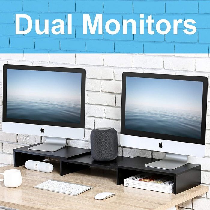 FITUEYES Dual Monitor Stand Monitorständer (für PC Laptop)