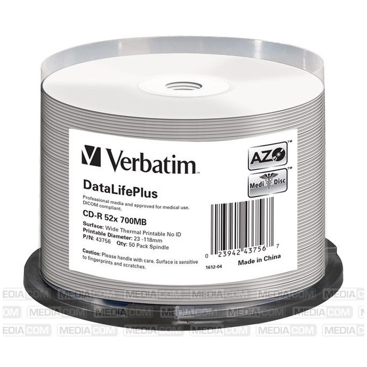 Verbatim CD-Rohling Verbatim CD-R 700MB 52x Cakebox 50er