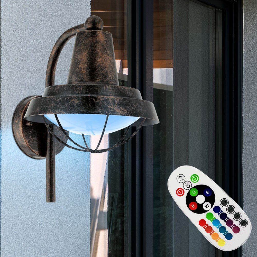 AußenWandleuchte, Außenleuchte mit Fernbedienung Außenlampe