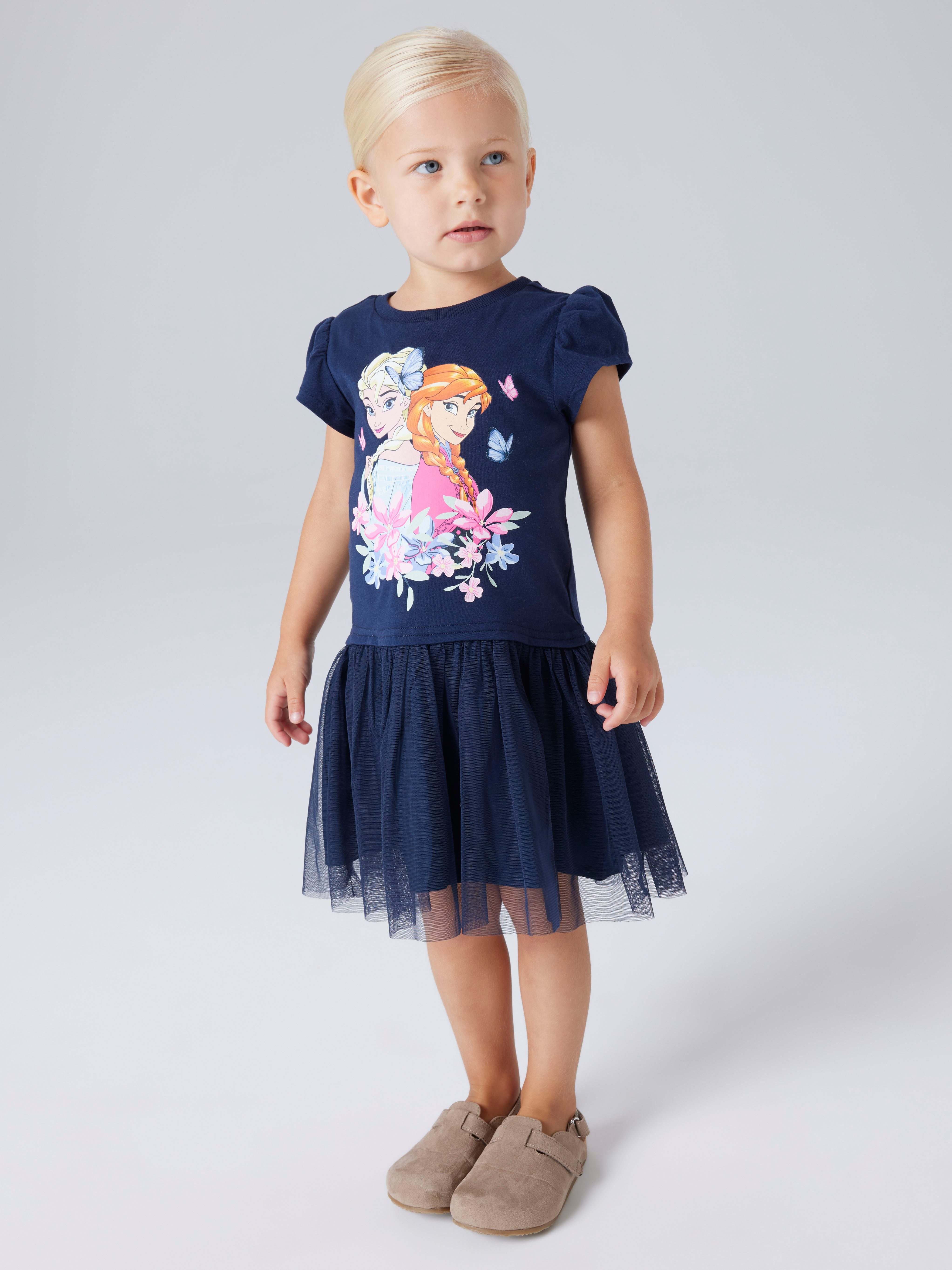 Jerseykleid NMFMEMMA FROZEN SS TULLE DRESS LNOOS WDI