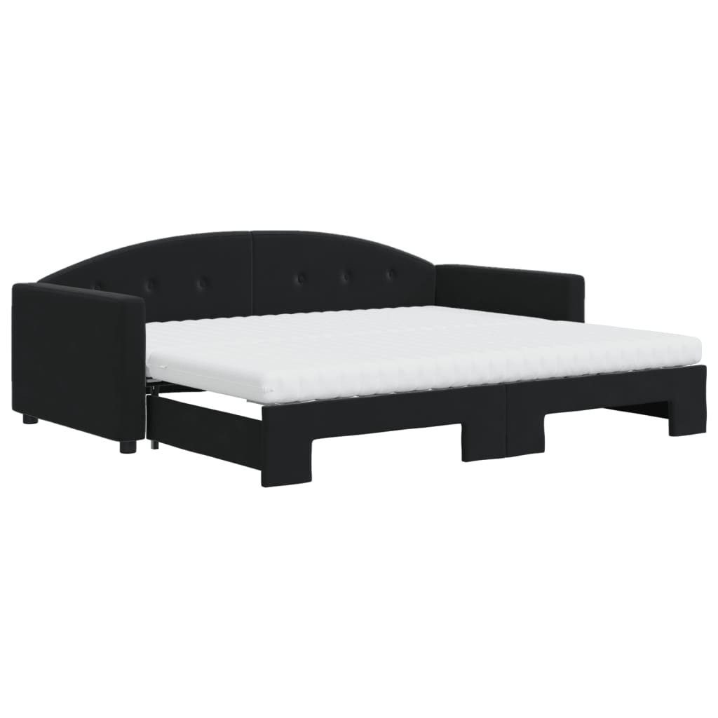 vidaXL Bett Tagesbett Ausziehbar mit Matratzen günstig online kaufen