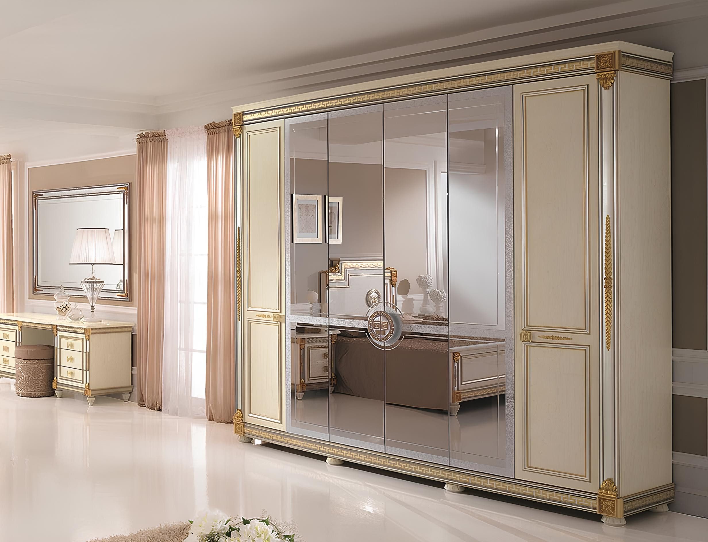 Kleiderschrank Eleganter Holzschrank im modernen Stil für Ihr Schlafzimmer zuhause