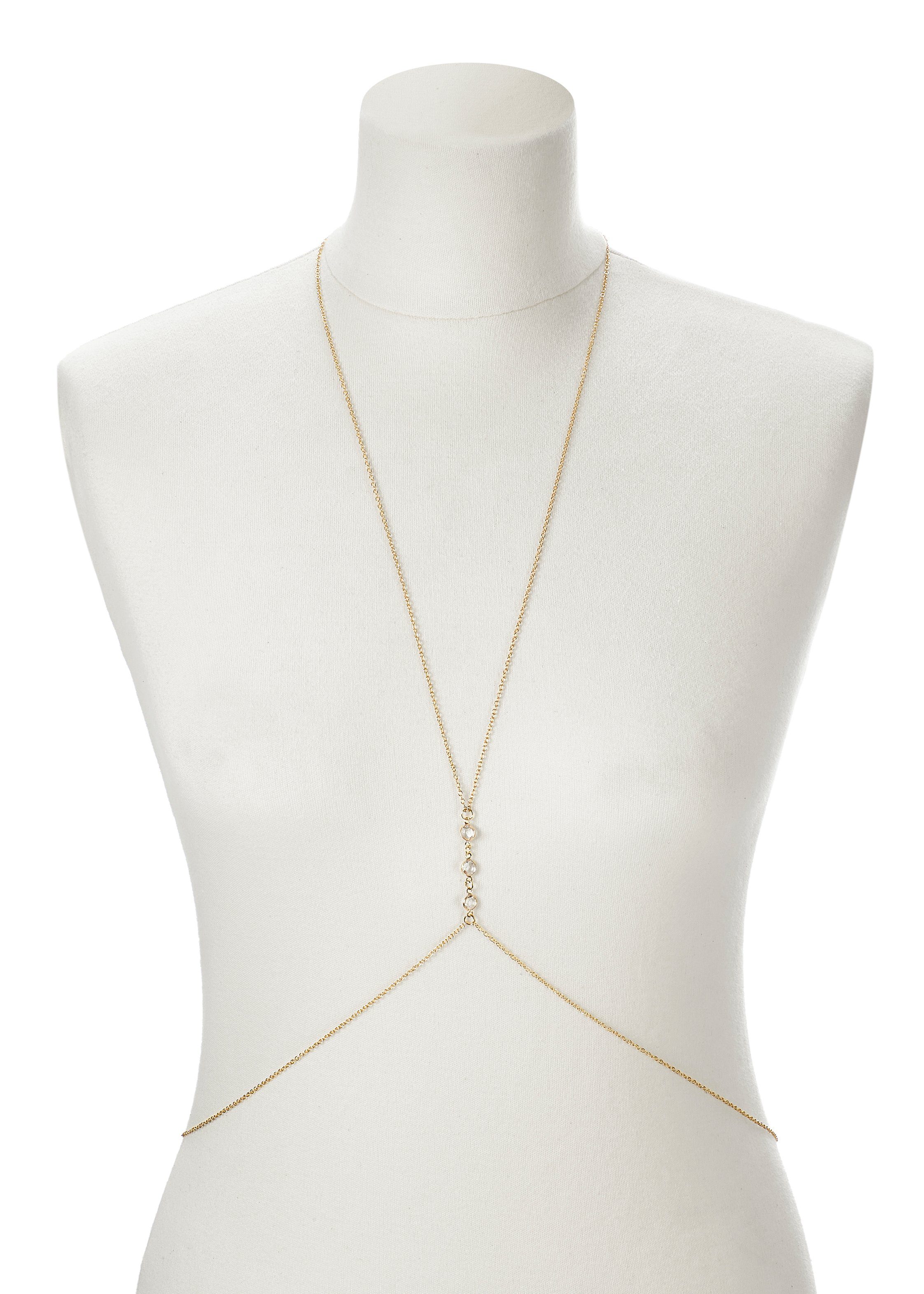 LASCANA Lange Kette, Körperkette, Kettengürtel, Bikinikette, Halskette, Hal günstig online kaufen