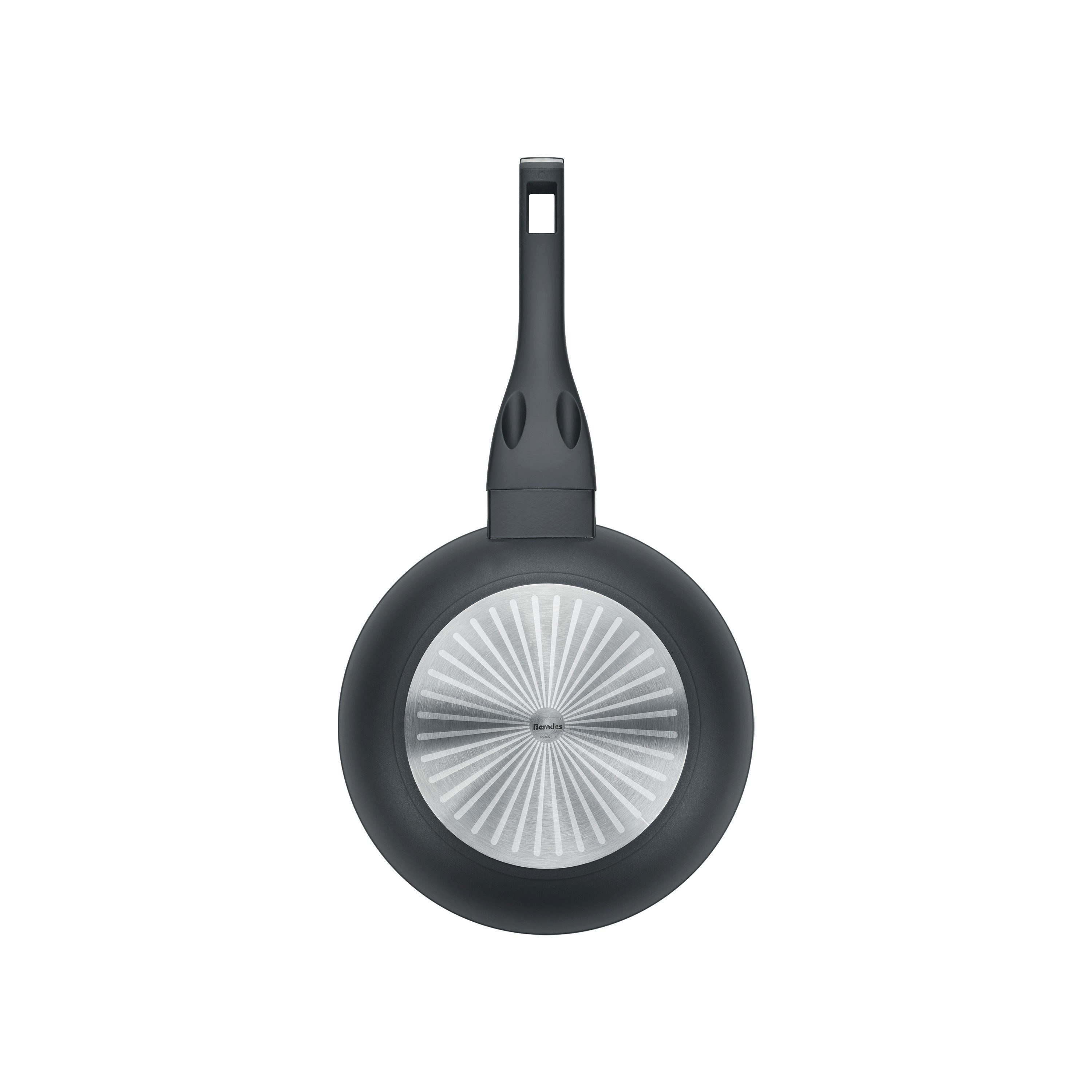 Berndes Bratpfanne 20, 24, 28 oder 30 cm, Aluminium, schwarz - Balance® Induction Enduro, Aluminium, schlaggeschmiedet