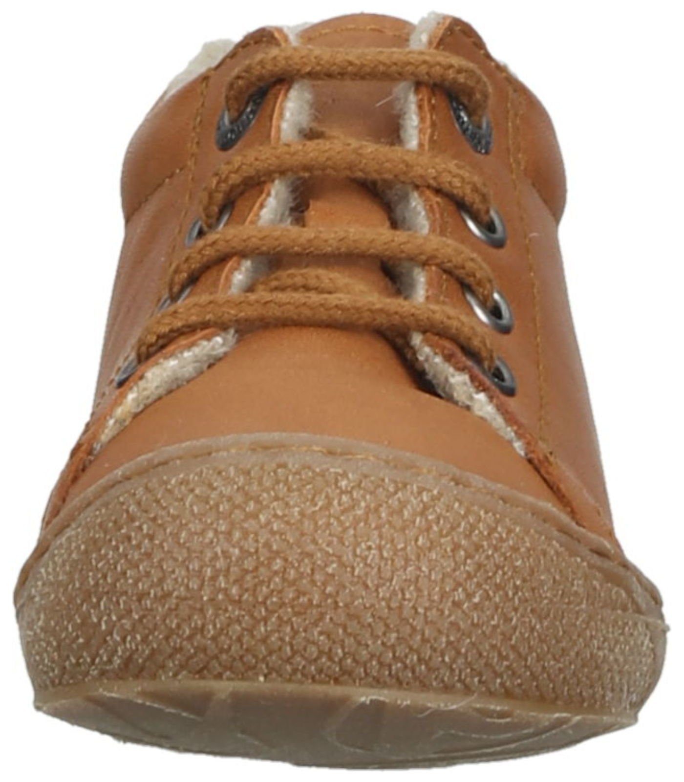 Sneaker Nappaleder Braun Lauflernschuh Naturino