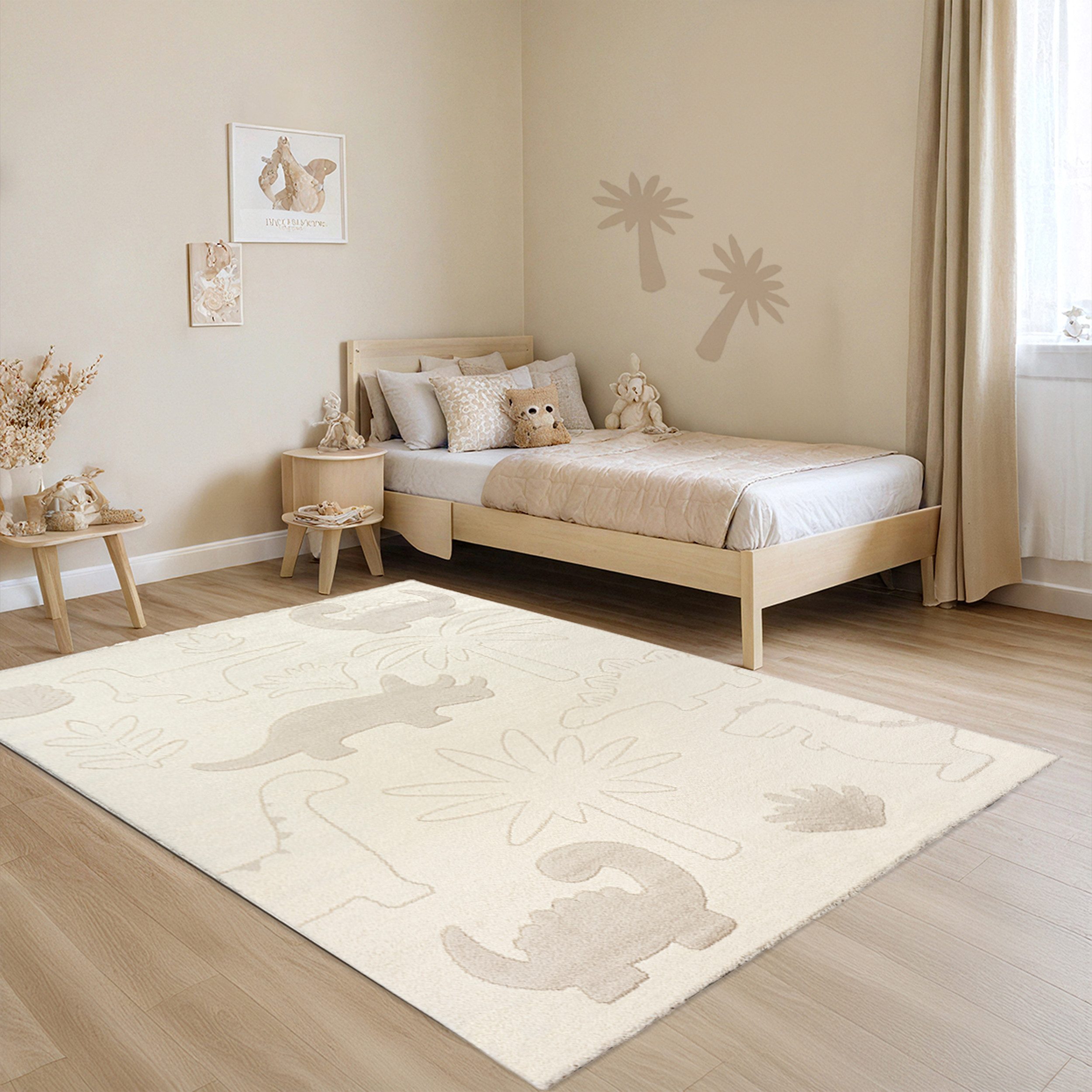 merinos Teppich Eclipse kids Dinos, rechteckig, Höhe: 14 mm, Teppich für Kinderzimmer, Kinderteppich, Spielteppich, Pflegeleicht