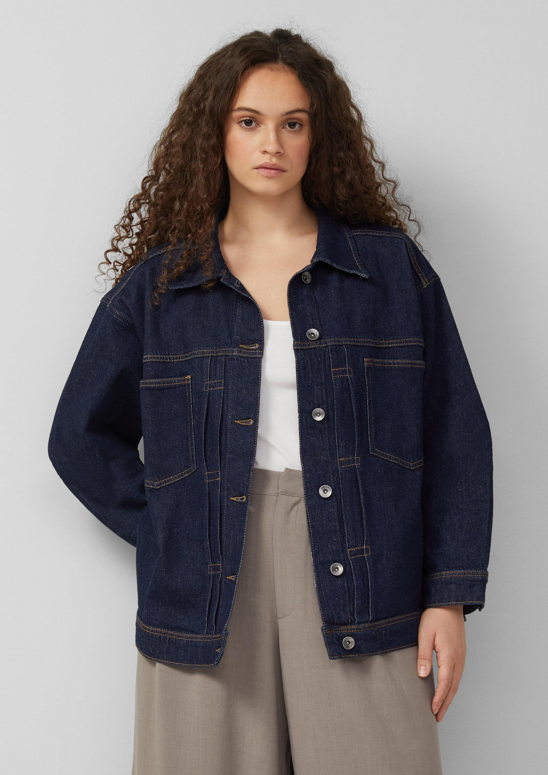 QS Funktionsjacke Indoor-Jacke Denimjacke