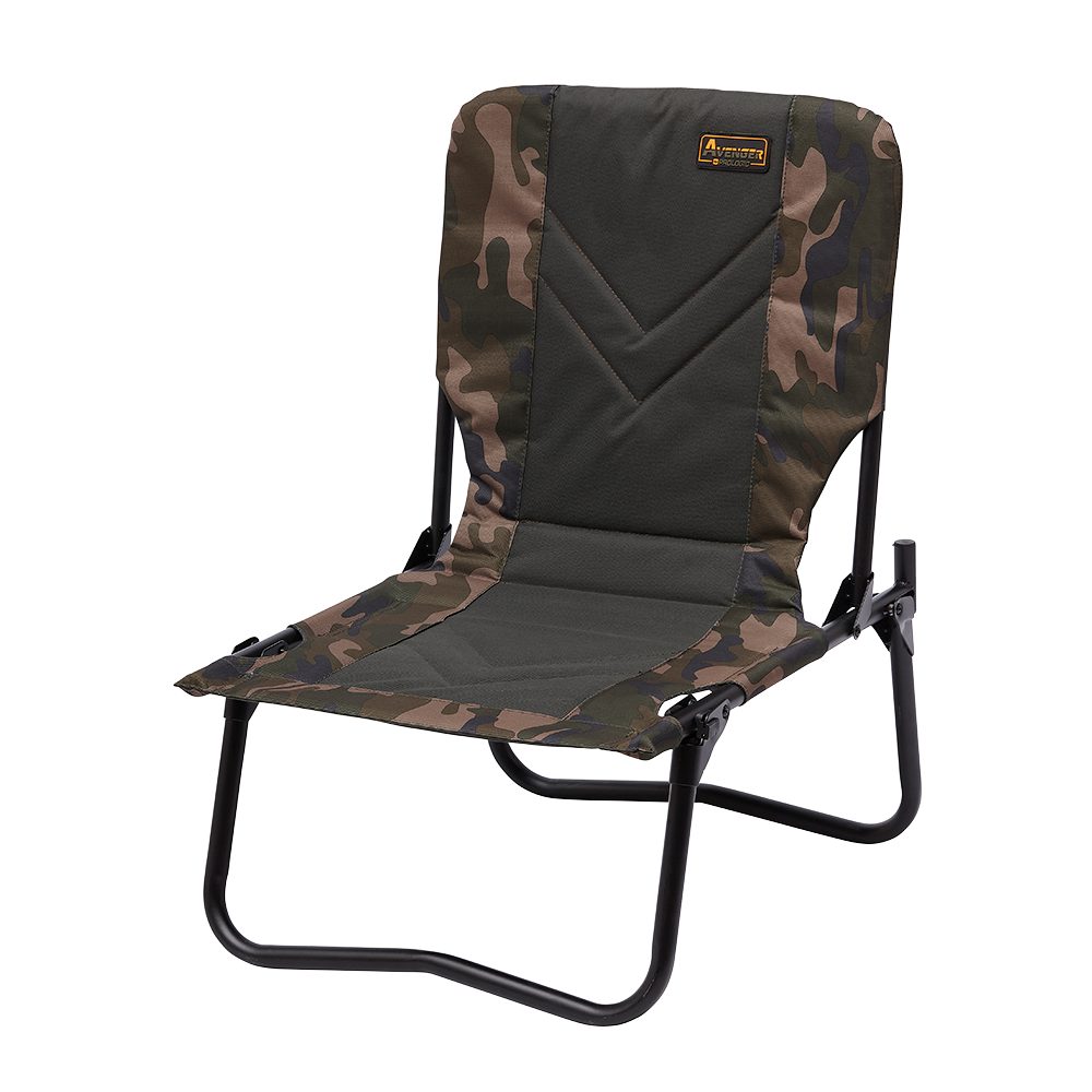 Prologic Angelstuhl Avenger Bed & Guest Camo Chair Angelstuhl Liege Badchair Kompakt, Auch zur Verwendung auf den Liegen geeignet