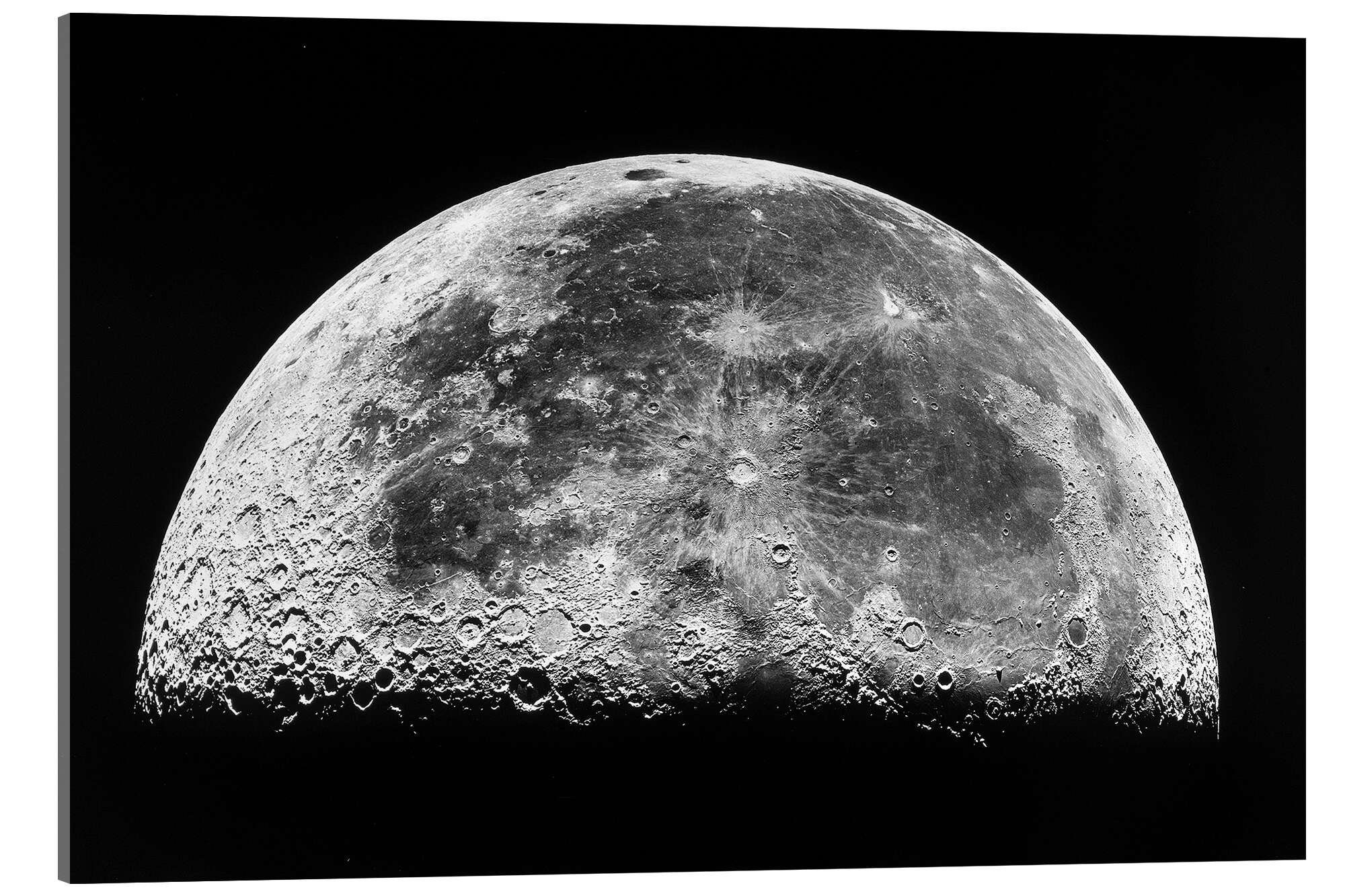 Posterlounge Wandbild Der Mond, NASA, erhältlich als Poster, Leinwandbild, Wandsticker oder Acrylglasbild