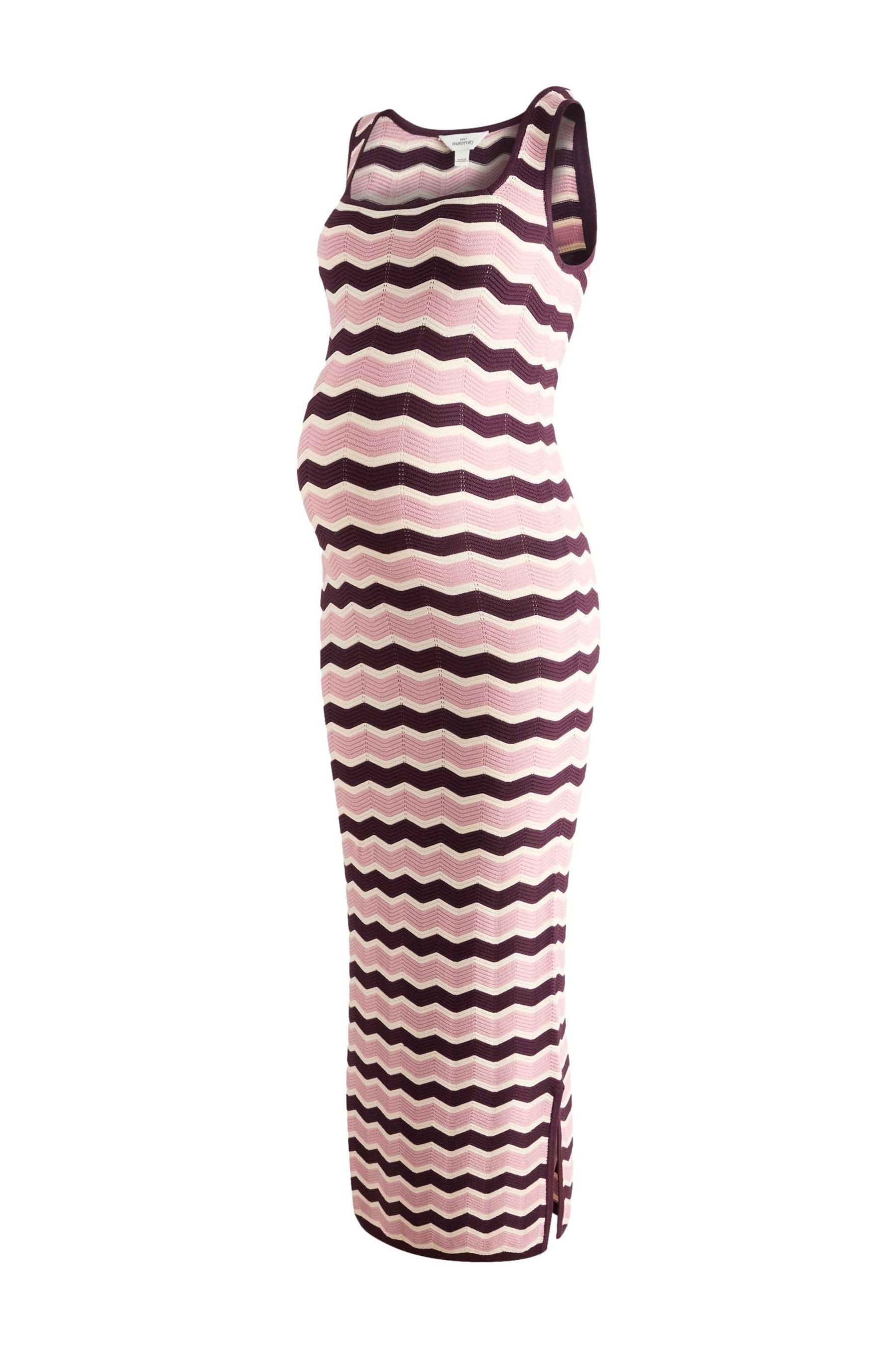 Next Strickkleid Strickkleid mit eckigem Ausschnitt, Umstandsmode (1-tlg)