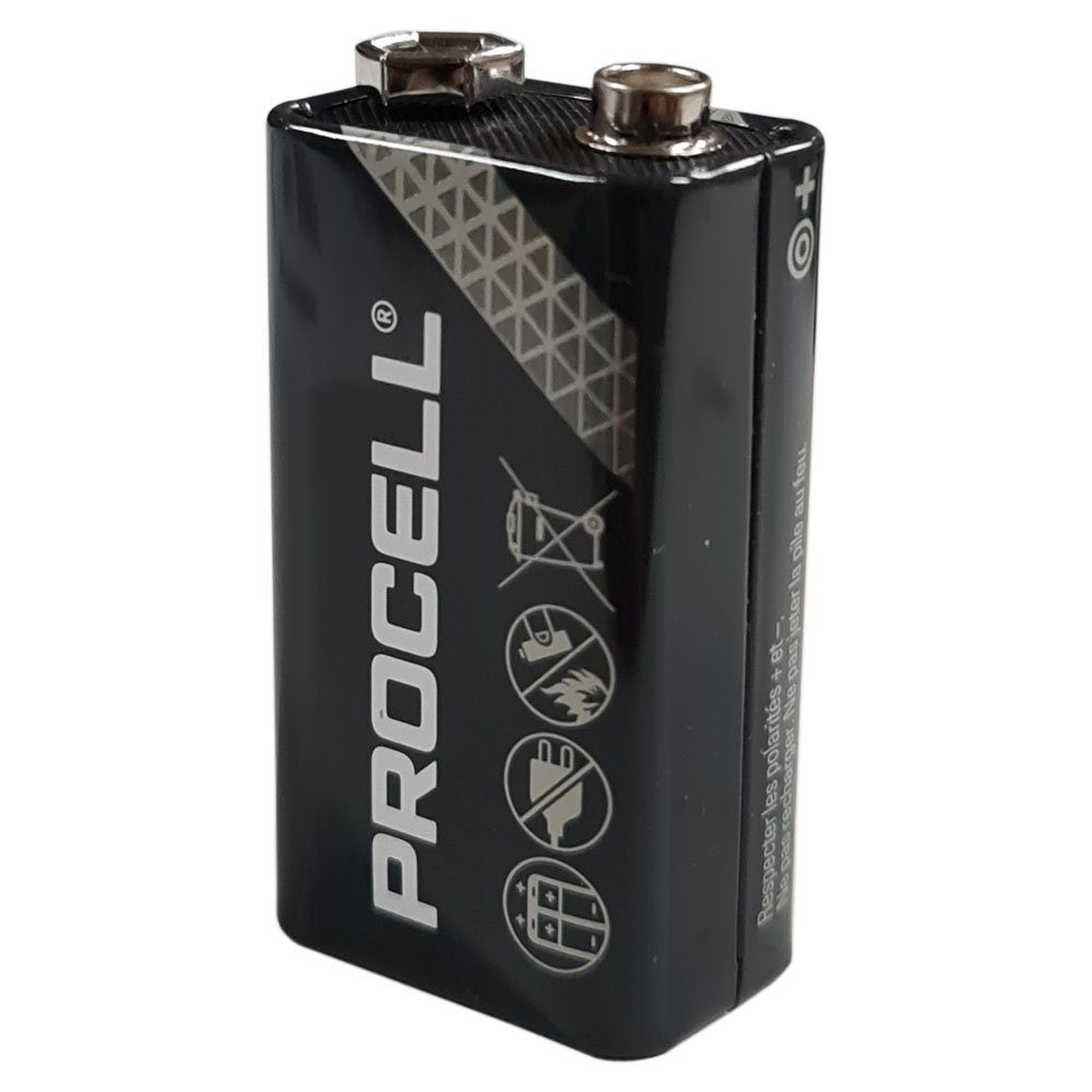 Duracell Procell Duracell ID1604 Industrial 9V-Block 6AM6 AlMN Tray Batterie, (9 Volt V)