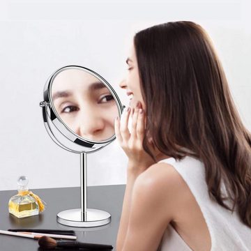 Lubgitsr Kosmetikspiegel Kosmetikspiegel 10-Fach Vergrößerung Schminkspiegel 360 ° Schwenkbar (1-St)