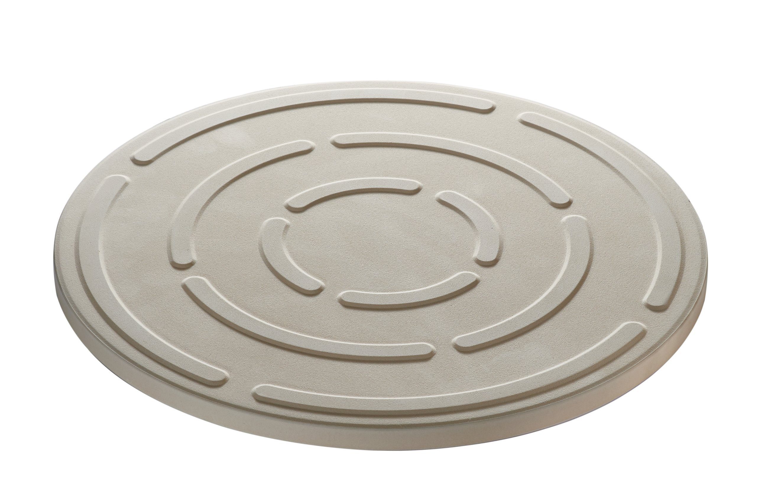CHEF CUISINE International Pizzastein Pizzaplatte Ø 33 cm für Grill und Backofen, Gussstein, (1-St)