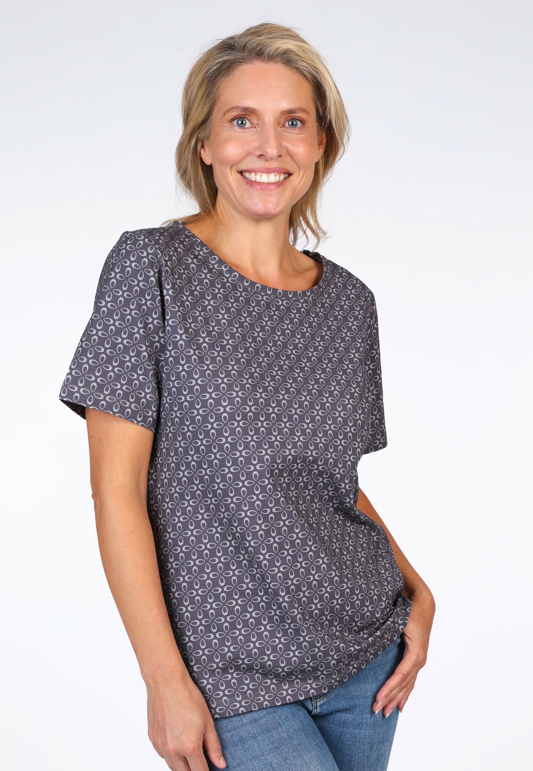 Deerberg T-Shirt Julina diamond flower