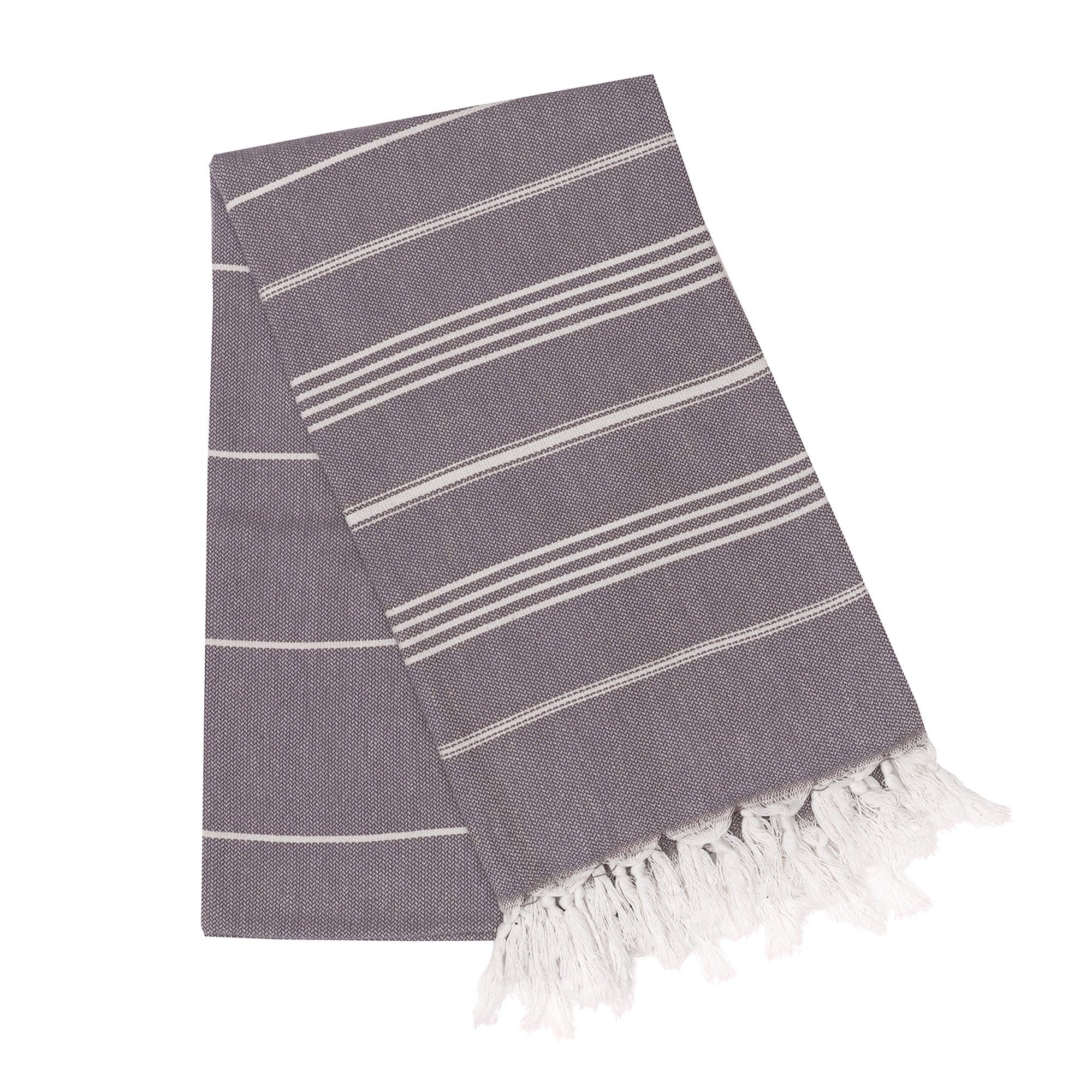 Turquoise Home Hamamtuch 100% Bio-Baumwolle 100 x 180cm Strandtuch Strand S günstig online kaufen