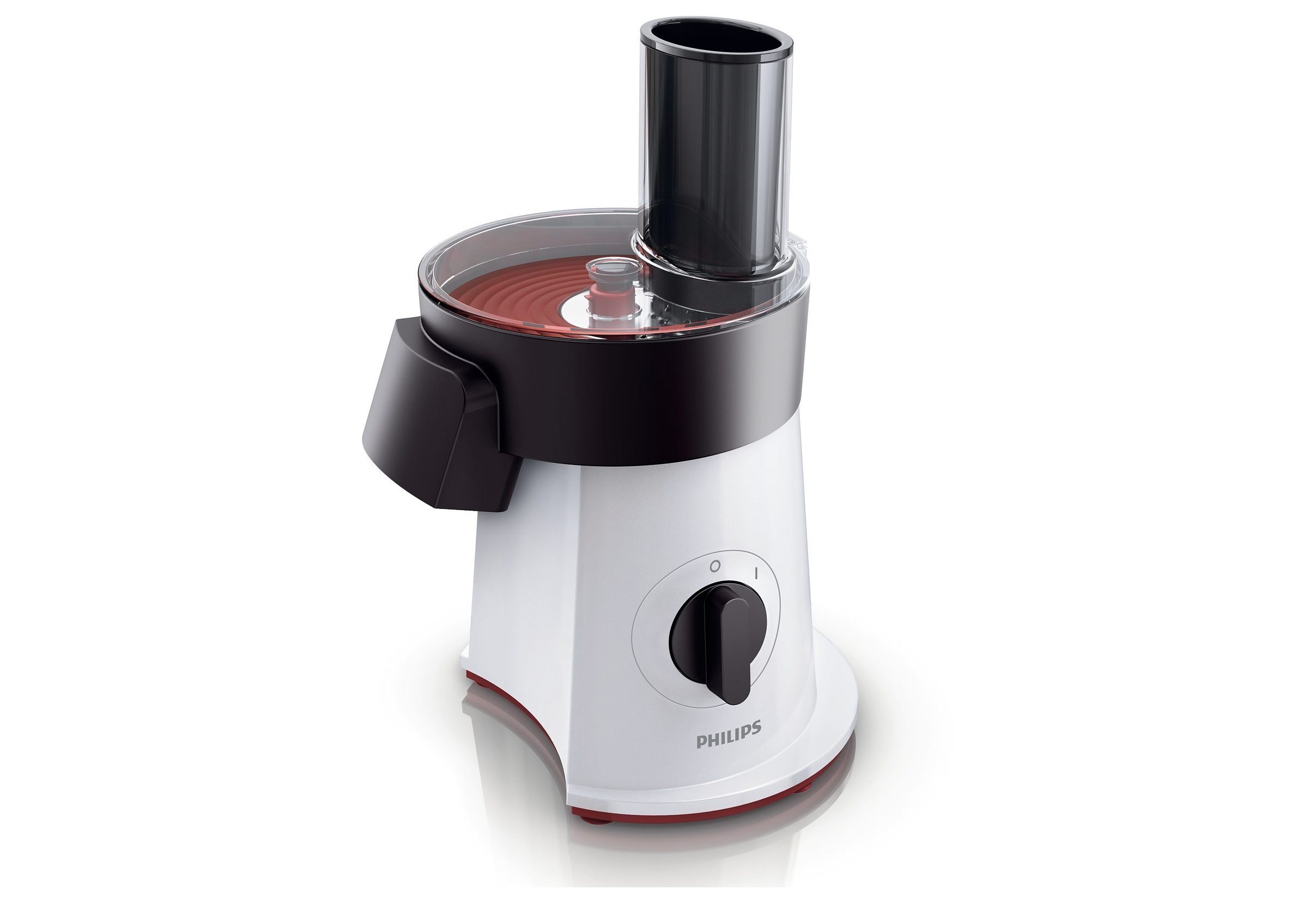 Philips Zerkleinerer HR1388/80 Viva Collection, 200 W, Salatzubereiter, 5 Edelstahlscheiben