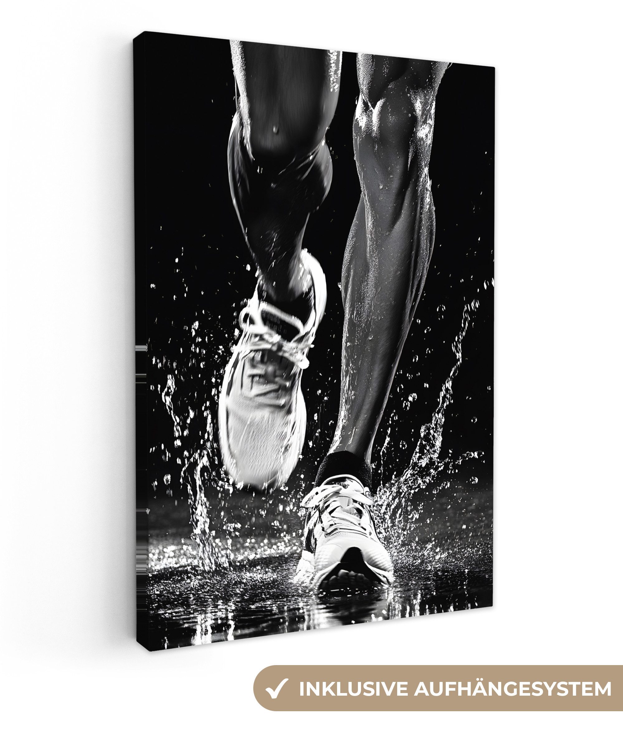 OneMillionCanvasses® Leinwandbild Laufschuhe - Laufen - günstig online kaufen