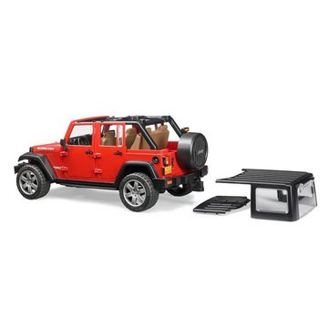 Bruder® Spielzeug-Auto 02525 - Jeep Wrangler Unlimited Rubicon, Maßstab 1:16, Rot, für Kinder ab 3 Jahren