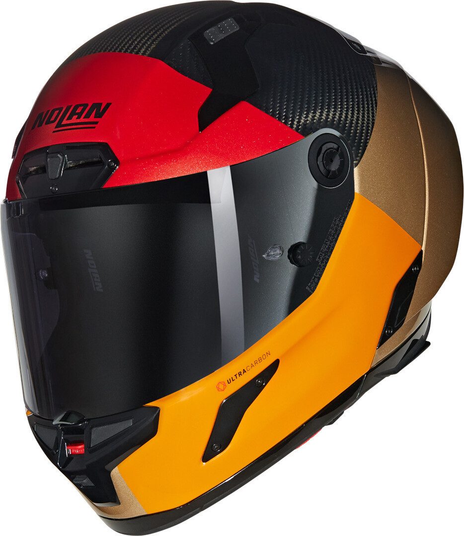 NOLAN Motorradhelm X-804 RS Ultra Carbon Blocco Helm, Notfallsystem-Polsterung (EQRS)