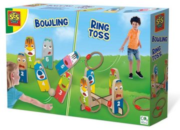 SES Creative Spielzeug-Gartenset SES Creative Kegeln und Ringewerfen 2-in-1 Kinder Spielset