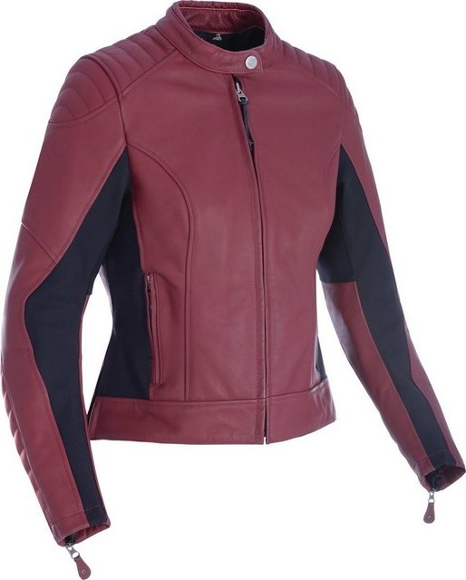 OXFORD Motorradjacke Beckley Damen Motorrad Lederjacke protektoren reißvers günstig online kaufen