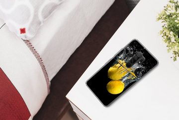 MuchoWow Handyhülle Zitrone - Frucht - Stilleben - Wasser - Gelb, Phone Case, Handyhülle Xiaomi Redmi 9, Silikon, Schutzhülle