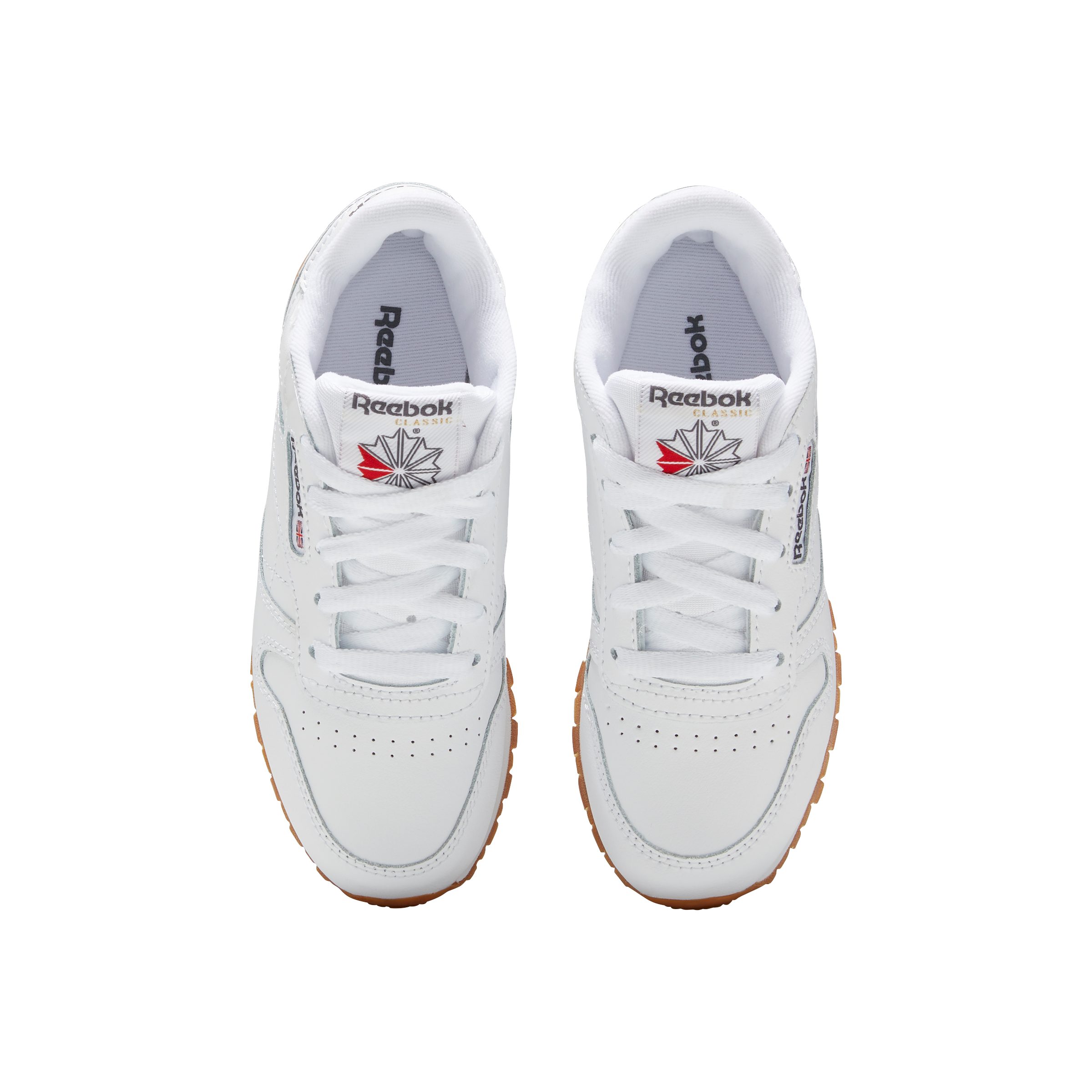 Reebok weiß-gum Classic Sneaker CLASSIC LEATHER
