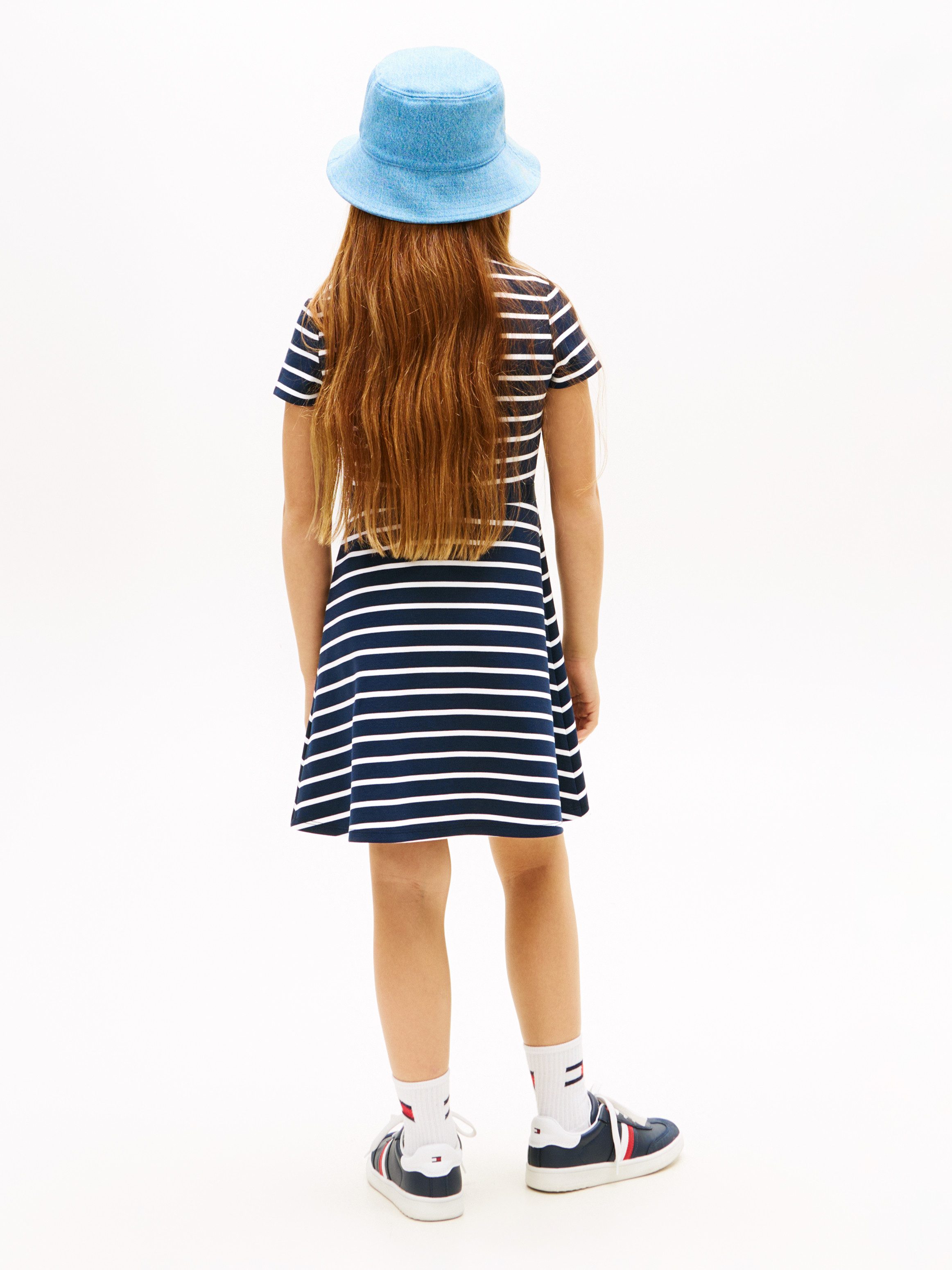 Tommy Hilfiger Skaterkleid ESSENTIAL PUNTO SKATER DRESS SS Kinder bis 16 Jahre, regular fit