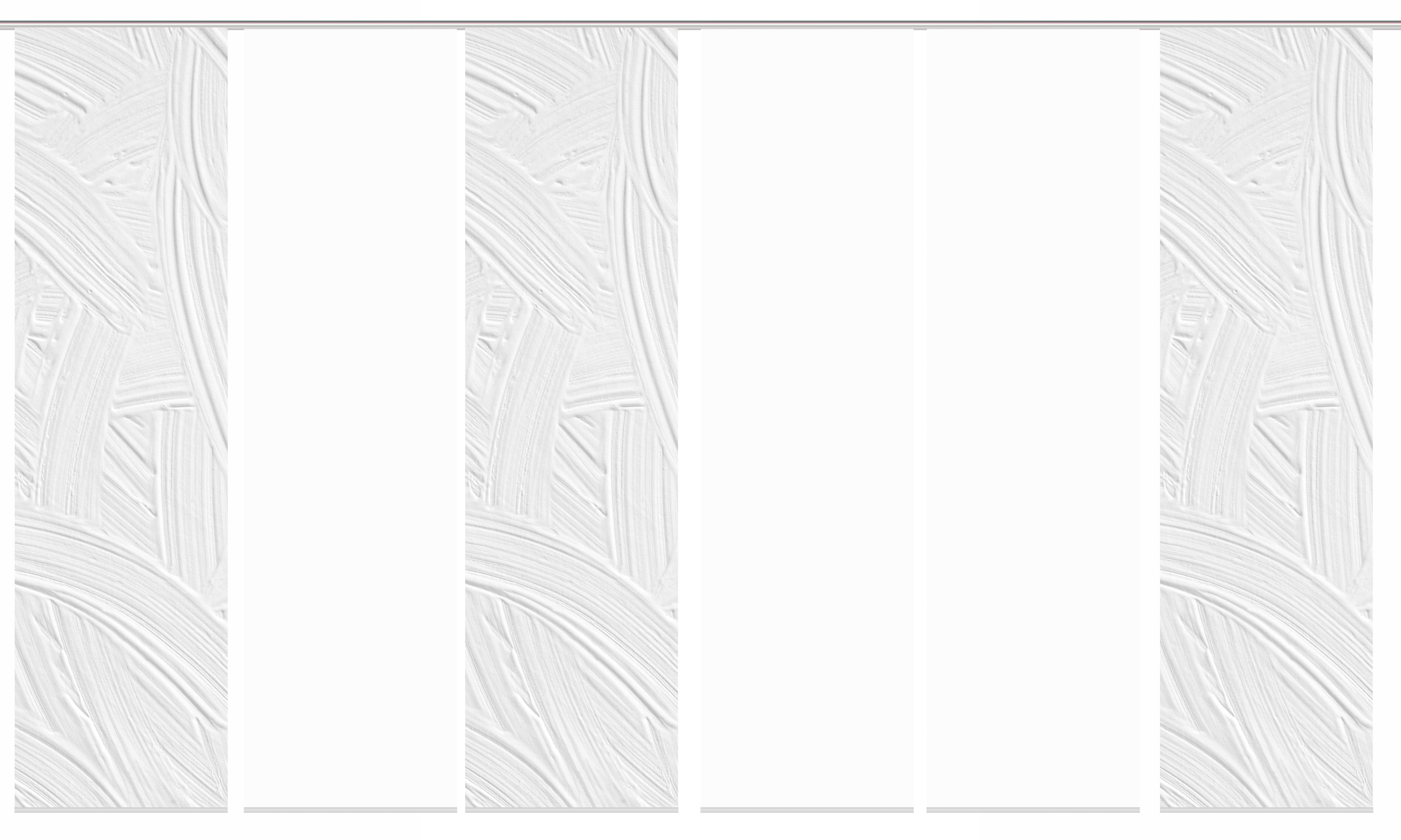 HOME WOHNIDEEN Schiebegardine TALIA 6er SET (6 St), Paneelwagen, blickdicht, Schiebevorhang Digidruck 6er Set TALIA