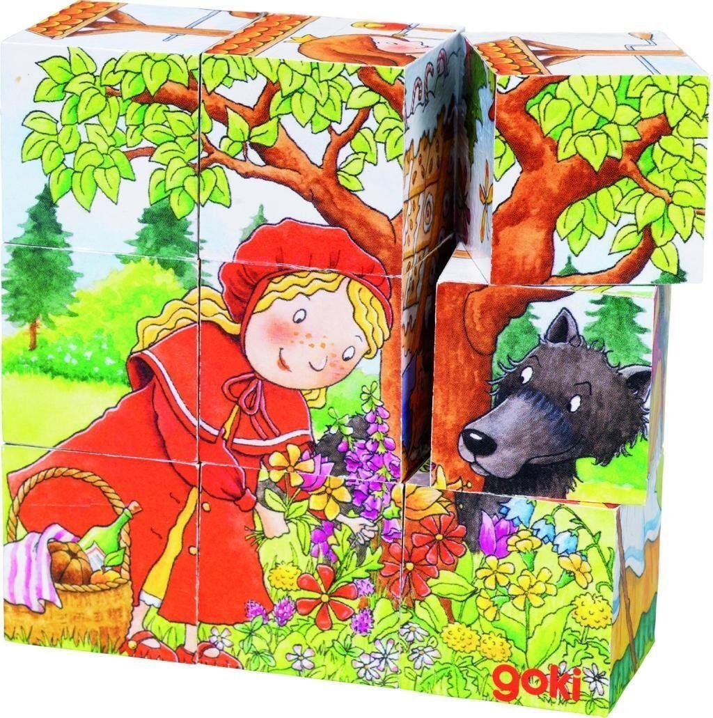 Kiesel Würfelpuzzle & Puzzle Gollnest Märchen, Puzzleteile