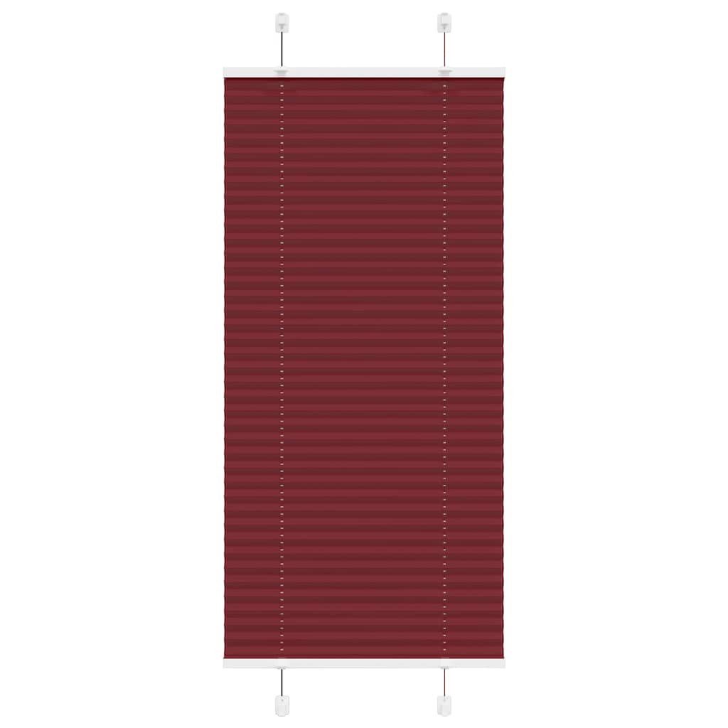 vidaXL Jalousie 55 x 150 cm Plissee Bordeauxrot 55x150 cm Stoffbreite 54,4 cm Polyeste