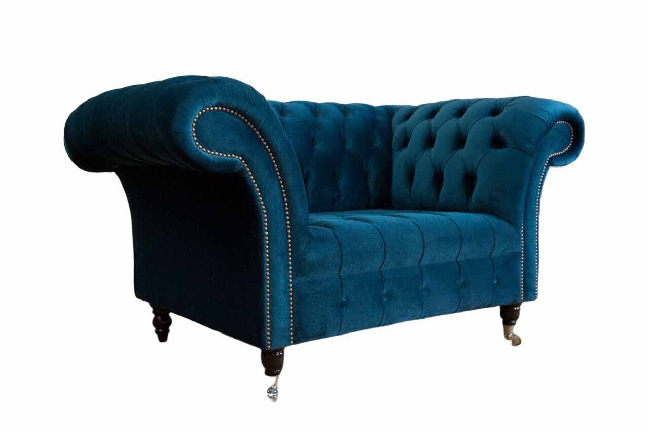 Xlmoebel Chesterfield-Sessel Luxus Relax Sessel Lounge Einsitzer aus Stoff (1-St), Made in Europa
