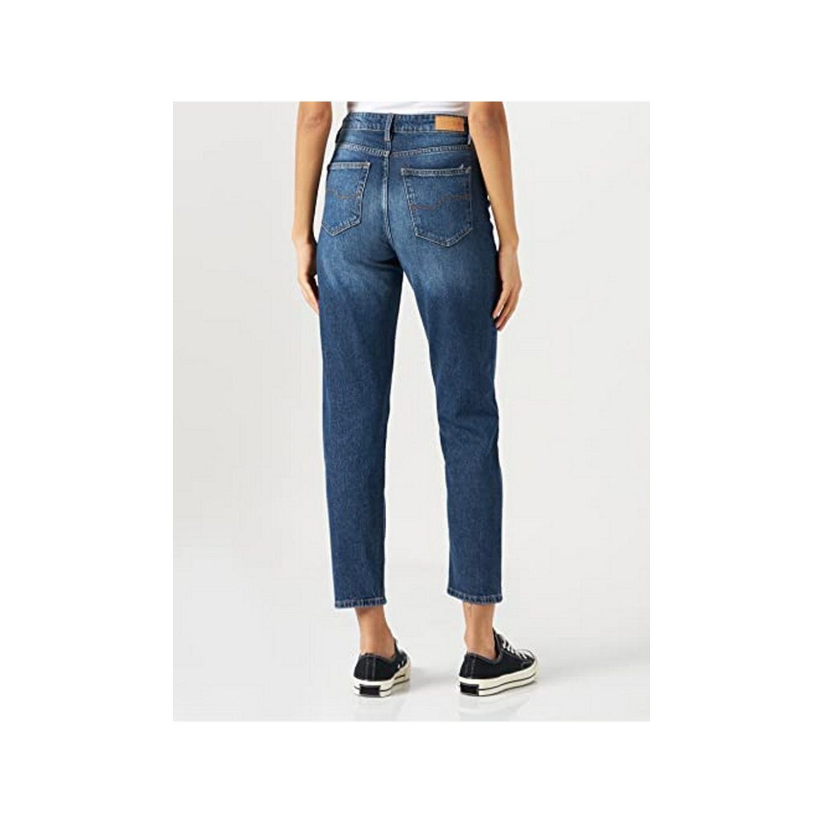 5-Pocket-Jeans QS (1-tlg) blau
