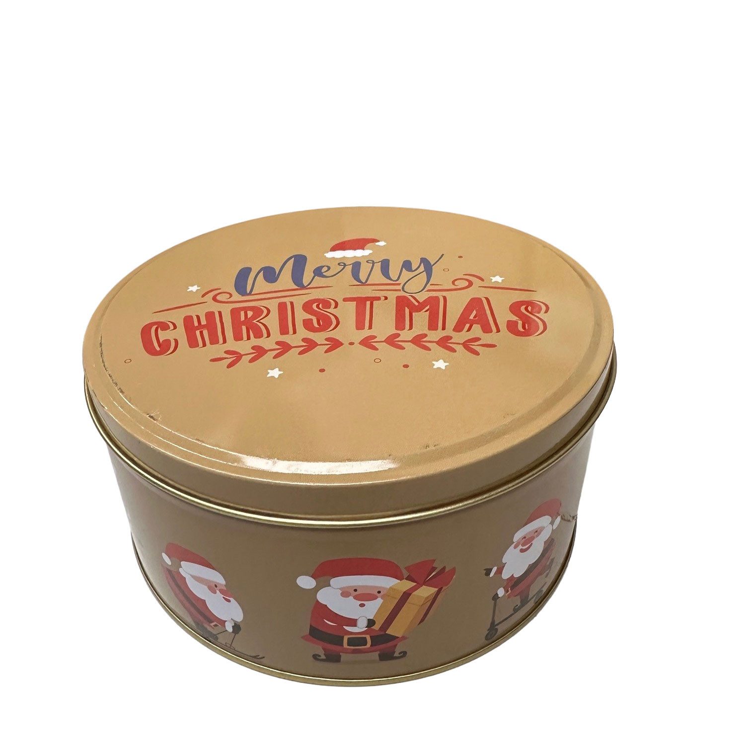 RIFFELMACHER & WEINBERGER Christbaumschmuck Gebäckdose 'Merry Christmas', Gold