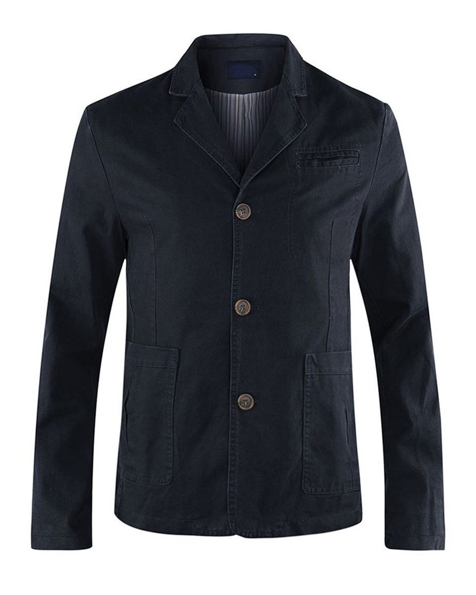 Allthemen Sakko Herren Sakko Sportlich Slim Fit Sportsakko im Used Look