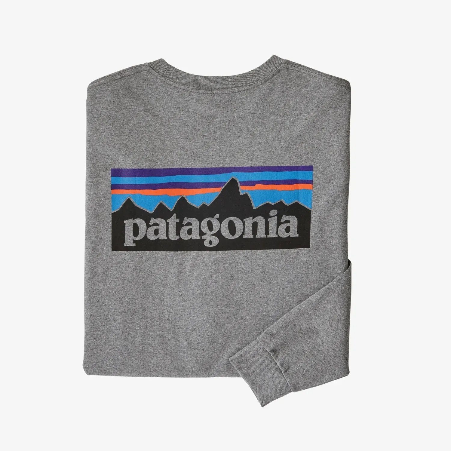 Patagonia Langarmshirt M´s L/S P-6 Logo Responsibili-Tee GLH gravel heather