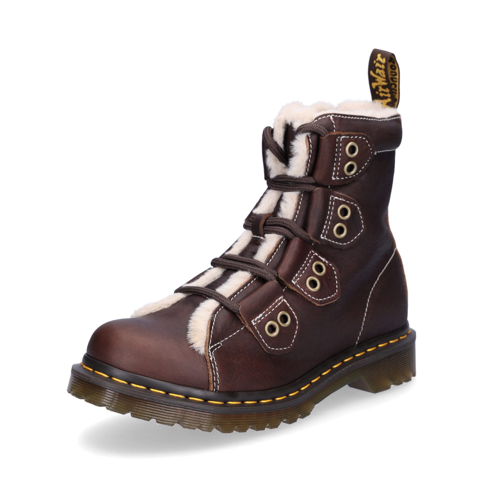 DR. MARTENS Dr. Martens Damen Schnürboot dunkelbraun Schnürboots