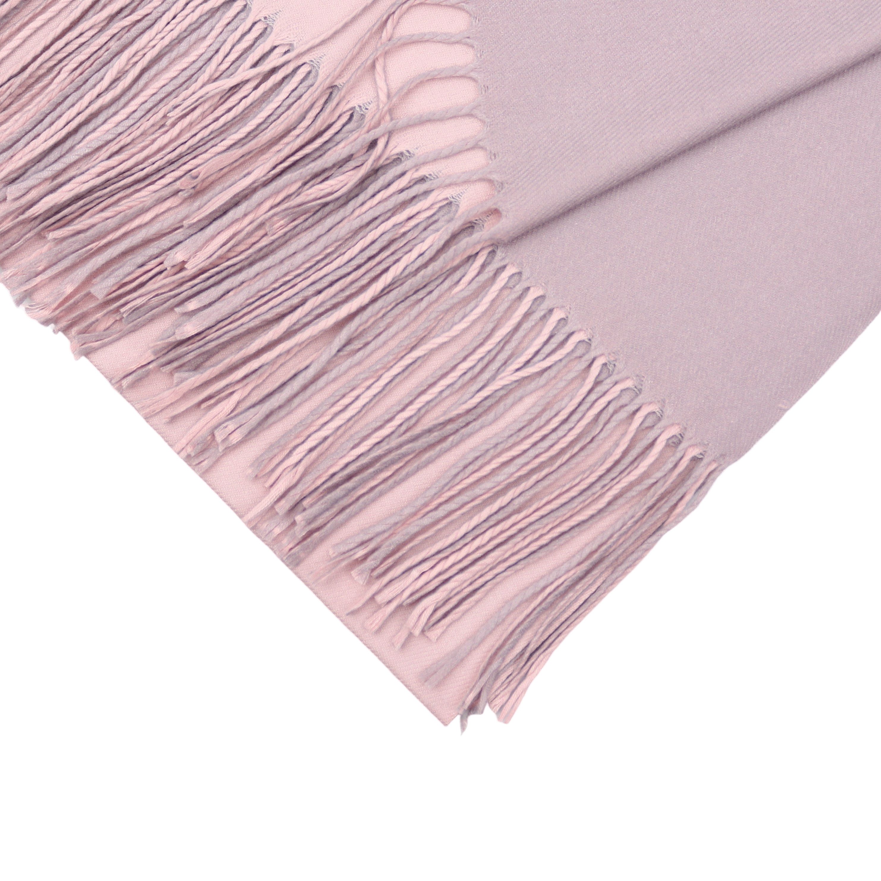 MIRROSI Modeschal weicher und warmer Schal Unifarbe weiseitig tragbar, 70x180cm, (Klassische Uni-Farbe), Damen Halstuch ideal für Herbst und Winter – Bild 3 von 4