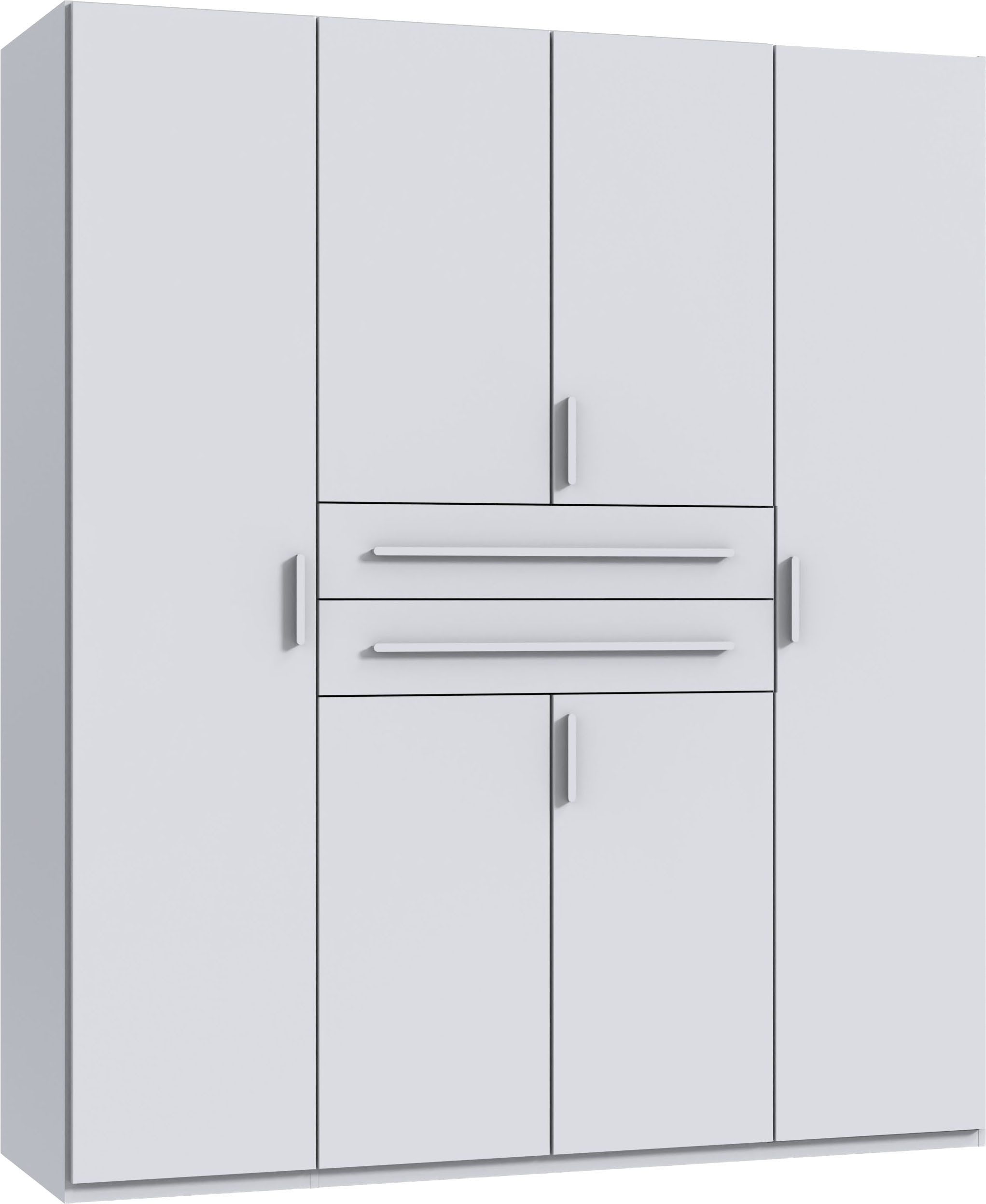 Wimex Drehtürenschrank Digit, erhältlich in den Breiten 180cm, 225cm oder 270cm (Schlafzimmer Schrank Bestseller in moderner Optik) Kleiderschrank inkl. zwei Schubkästen in zentraler Höhe