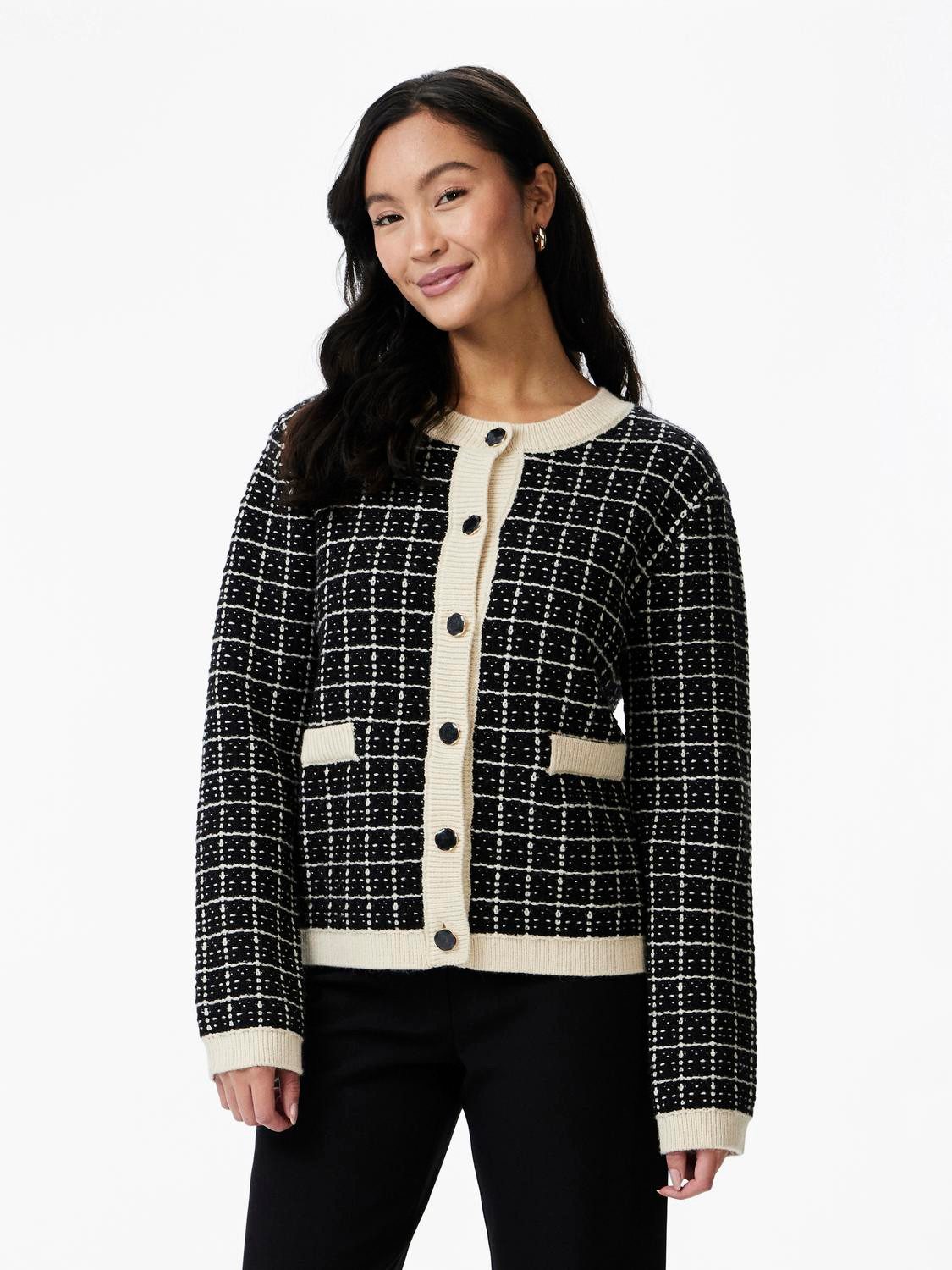 Y.A.S Strickjacke YASLIVIA LS SHORT KNIT günstig online kaufen