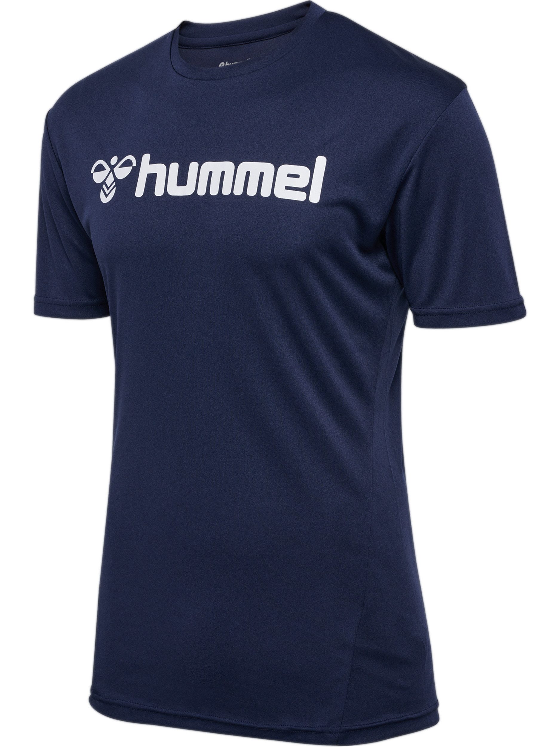 hummel Trainingsshirt HMLLOGO JERSEY S/S normale Passform, kurze Ärmel, atmungsaktives Material