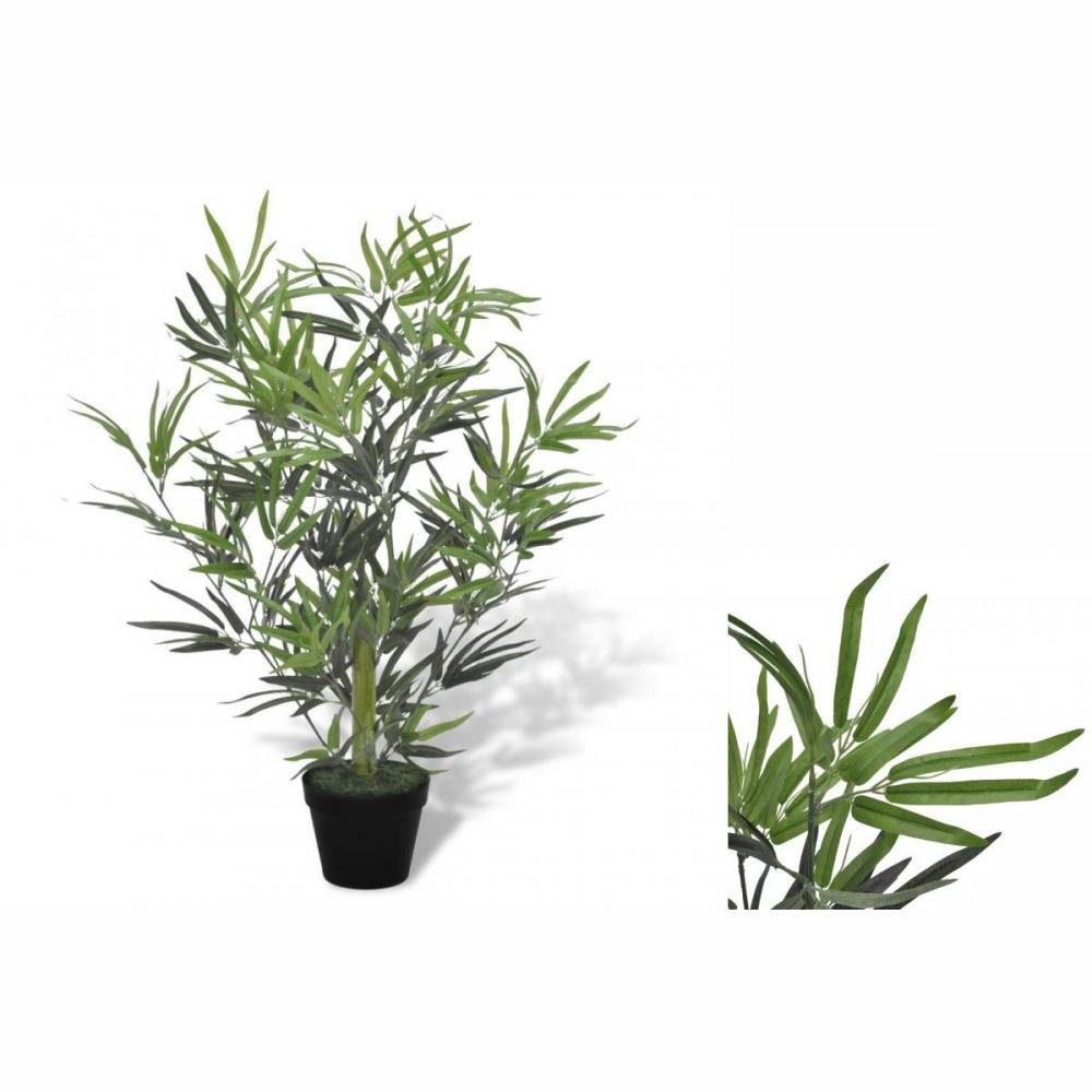Künstliche Zimmerpflanze Künstlicher Bambusbaum mit Topf 80 cm Pflanze realistisch echt, vidaXL, Höhe 0 cm