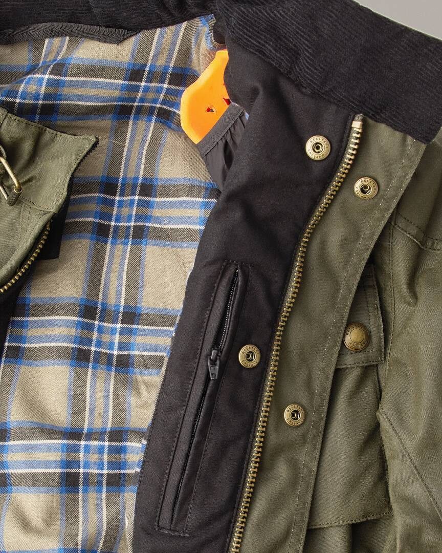Belstaff Motorradjacke Crosby wasserdichte Motorrad Wachsjacke günstig online kaufen
