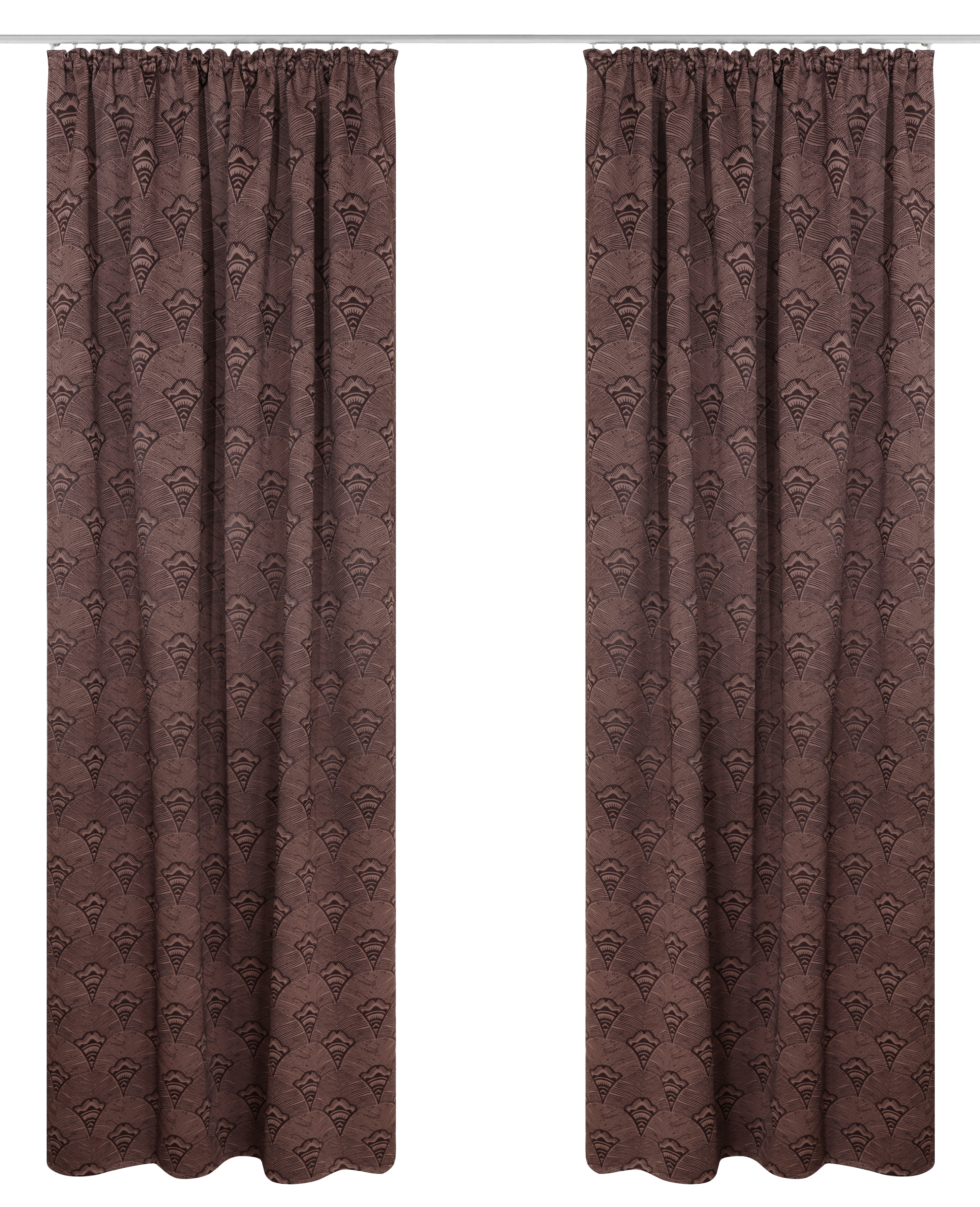 Bruno Banani Verdunkelungsvorhang Alessio (1 St), Kräuselband, verdunkelnd, Polyester, Elegantes Muster, Jacquard, verdunkelnder Vorhang, blickdicht,modern