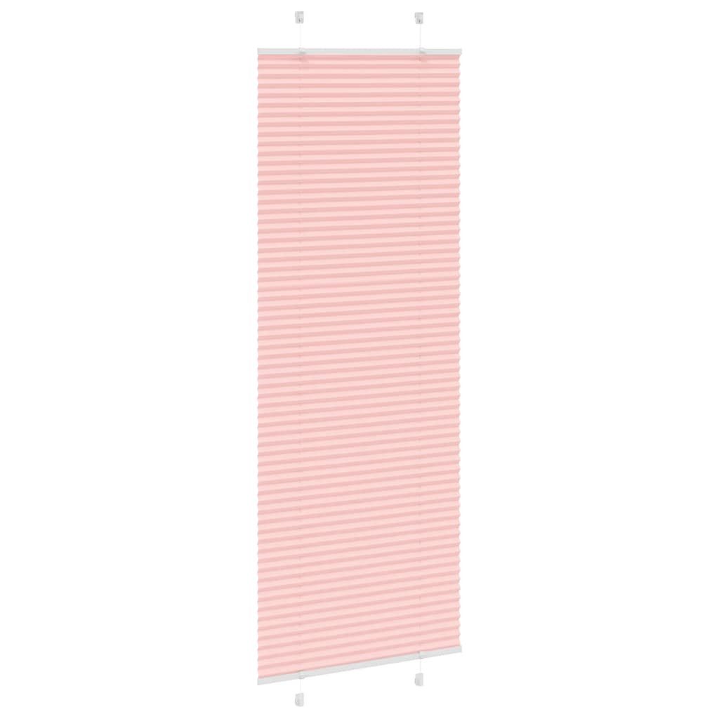 vidaXL Jalousie 70 x 200 cm Plissee Rosa 70x200 cm Stoffbreite 69,4 cm Polyester